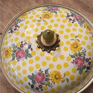 Mackenzie-Child’s Buttercup 3 qt casserole.